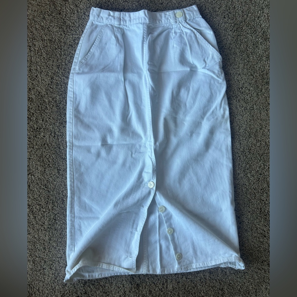 Vintage Midi-Longer Denim Skirt